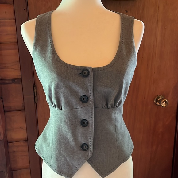 2 Pcs Extra Small Le chateau Vest America Eagle Crochet Tank - Picture 2 of 12